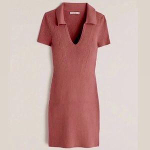 NWT Abercrombie & Fitch knit polo dress - size Medium (Petite)
